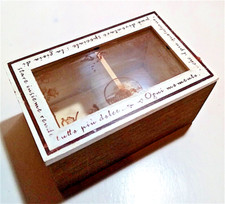 MULINO BIANCO 2013 barilla italy scatola scrigno con vetro LE CANTASTORIE