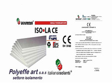  10 PANNELLI IN POLISTIROLO ISOLAMENTO TERMICO DENSITA' 20 KG MC 100 x 50 x 2 CM