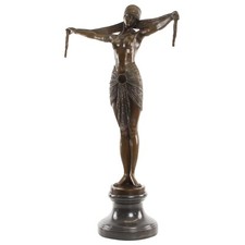 Scultura bronzo ballerino di