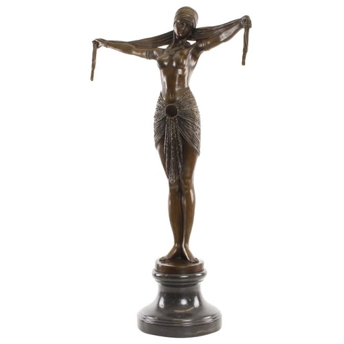 Scultura bronzo ballerino - , di