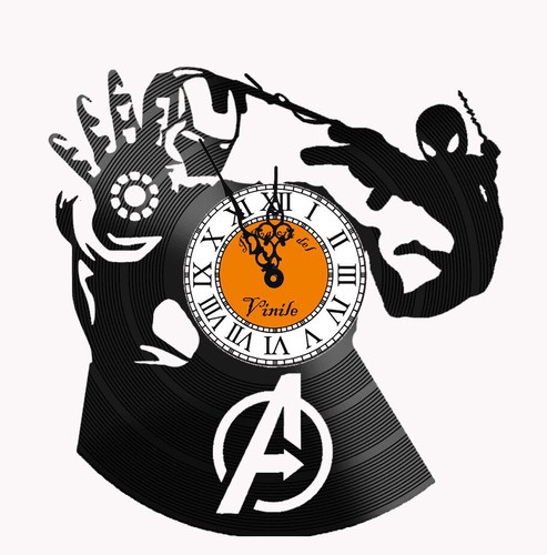 Orologio parete vinile - da,