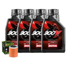 Kit Tagliando Olio Motul 300V