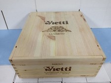 Wooden box bottles vietti - box,