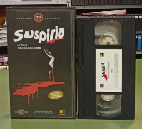 Suspiria vhs dario - vhs, argento