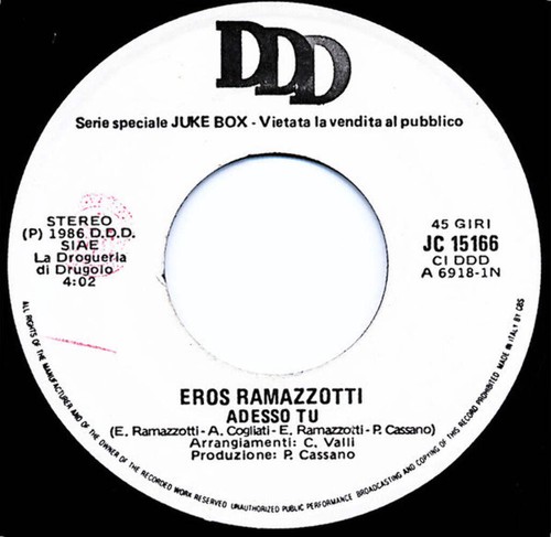 Eros ramazzotti meccano - ,