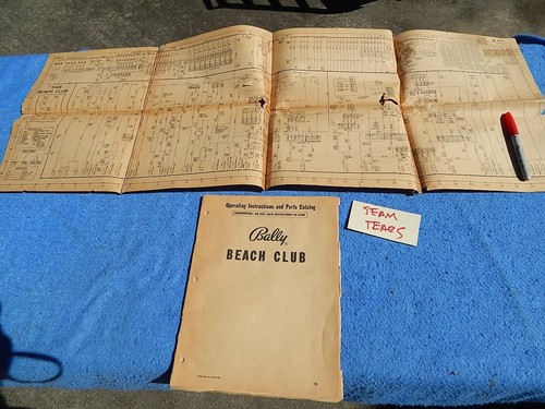 Bally beach club bingo 1953 - club,