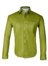 Camicia uomo 100% vera pelle