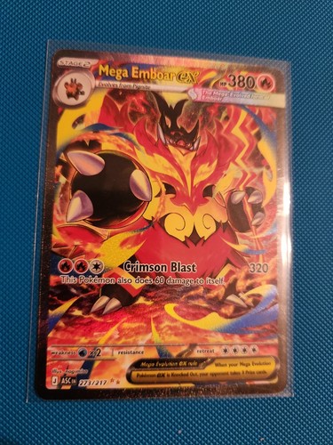 Pokémon tcg mega emboar - emboar, ex