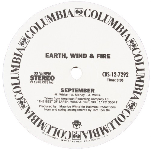 Earth wind fire september - wind, 'september