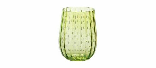 Bicchiere verde con - verde,