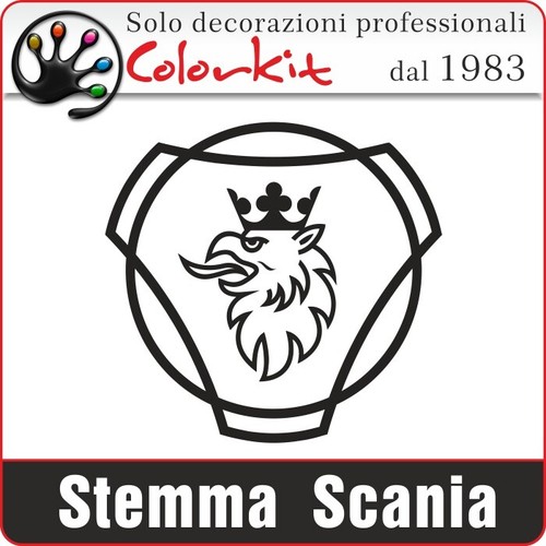 Adesivo stemma scania - adesivo,