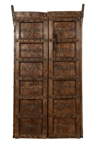 Portone antico legno massello - legno,