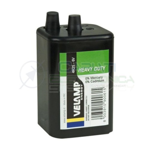Batteria 4r25 ricambio - 6v,