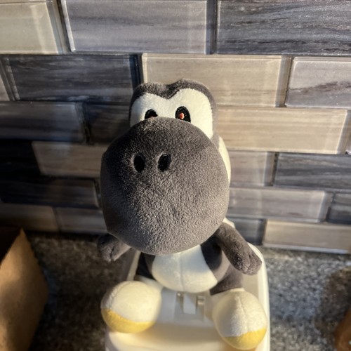 Yoshi mario peluche grigio - mario,