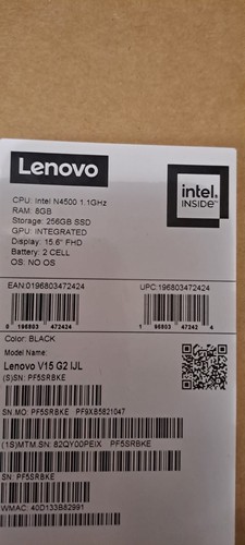 Lenovo v15 iil - 15,6", (intel