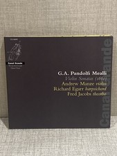 Pandolfi Mealli VIOLIN SONATAS 1660 Andrew Manze cd