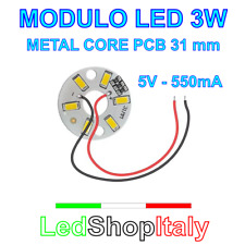 Modulo Pannello LED 5V 3W luce bianca forma rotonda - prodotti personalizzati