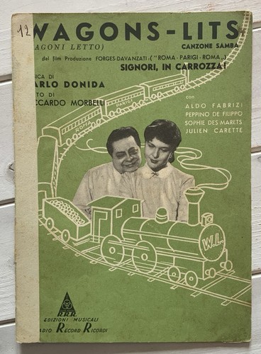 Spartito wagon lits - spartito, “wagon-lits”