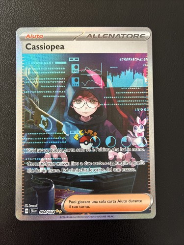 Carta pokemon cassiopea sfa - cassiopea,