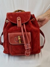 Zaino Gucci Bamboo Camoscio