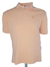 Ellesse Polo Da Uomo Taglia S Small Arancione Manica Corta Cotone Piquet