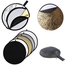 PANNELLO RIFLETTENTE DIFFUSORE 105 cm 5 IN 1 BIANCO,ORO,ARGENTO,NERO,TRASLUCIDO.