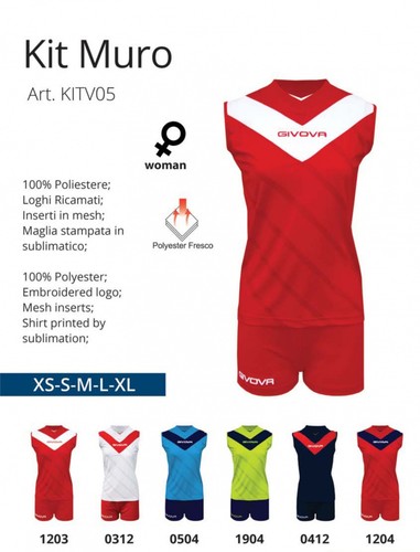 Completo volley femminile - completo,
