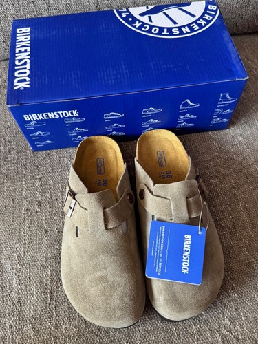 Birkenstock boston taupe - birkenstock,