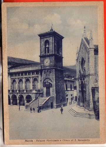 Cartolina norcia fg - ,