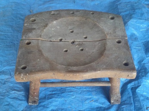 Antico sgabello mungitura - da,