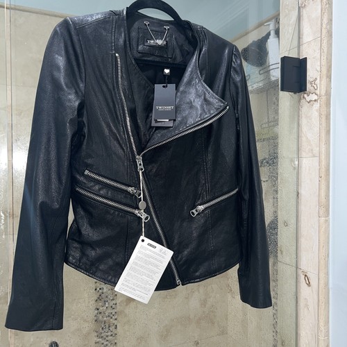 Giacca biker twinset simona - giacca,