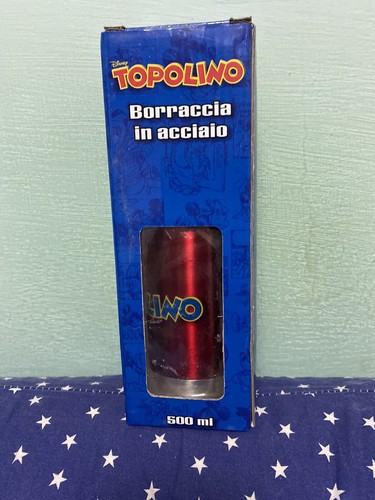 Borraccia acciaio paperino - borraccia,