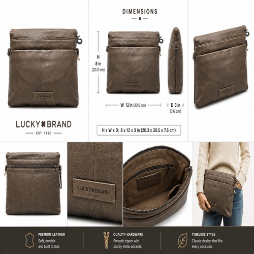 Borsa tracolla lucky brand - a,