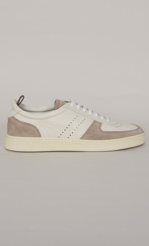 Sneaker rossi pelle forata - in,