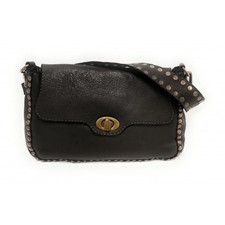 Borsa in pelle fiore Il