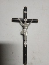 Antico Crocifisso In Legno E