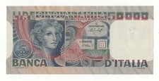 50000 LIRE VOLTO DI DONNA  DECR 1978