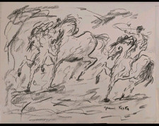 Disegno cavalli gianni testa - disegno,