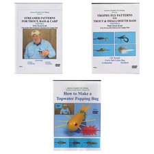 Chuck Kraft Fly Tying DVD Lot
