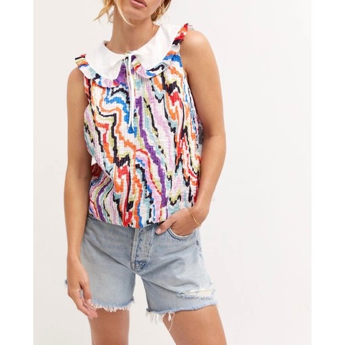 Top anthropologie maeve stampa - top,