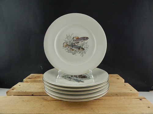 Antico servizio piatti - antico,