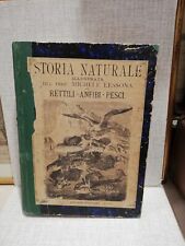 STORIA NATURALE ILLUSTRATA Rettili Anfibi Pesci Michele Lessona