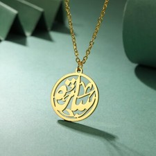 Collana con ciondolo runa cava