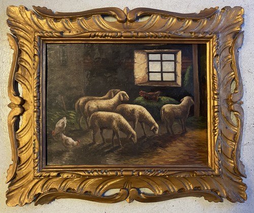 Antico quadro olio - antico, russin
