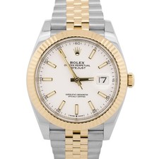 Rolex DateJust BIANCO 41mm Oro