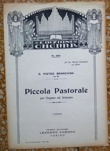 Piccola pastorale per organo - pastorale,