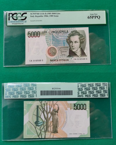 5000 lire repubblica italiana - lire,