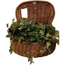 Cesto vimini tessuto a mano