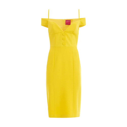 Abito midi giallo blumarine - blumarine, x