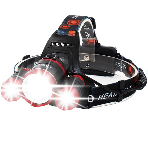 Lampada torcia frontale led - torcia,